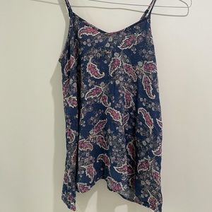 Mossimo Paisley Flowy Tank Top